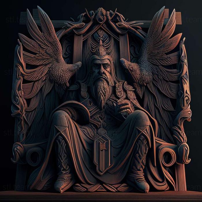 3D model Ascension to the Throne game (STL)